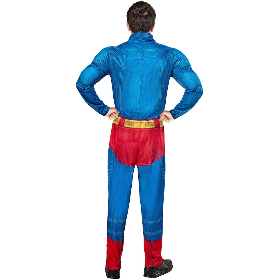 image 1 of Superman Mens Polyester Costume - Blue/Red/Yellow - S S