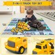 image 3 of Transport Carrier Toy Set with 6 Vehicles, Musical Effects, Educational Gift for Children 3+ Years