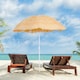 image 2 of Garden Patio Hawaii Beach Sun Umbrella Sunshade Outdoor Folding Tilting Parasol