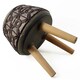 image 5 of Embossed Composite Large Planter Brown