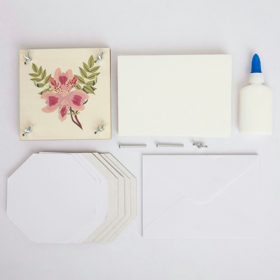 image 1 of RHS Flower Press Kit, Multicoloured, Single Craft Kit