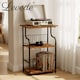 image 8 of Levede 3 Tier Record Player Stand Turntable Vinyl End Side Table 2 Storage Shelf