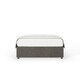 image 2 of Ortho Classic Orthopaedic Charcoal Chenille 4 Drawer Divan Set And Pearl Headboard Double