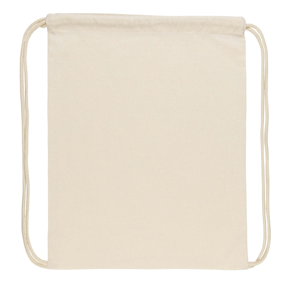 image 1 of XD Collection Impact Cotton Aware Drawstring Bag - Off White - One Size Cream