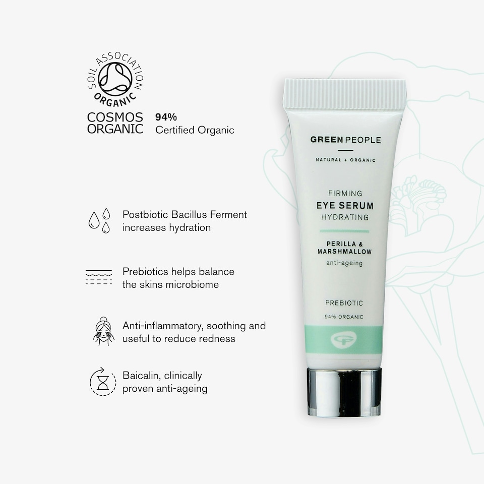 image 1 of Green People Firming Eye Serum - Natural & Organic - Paraben & Alcohol Free - Cruelty Free & Vegan, 10ml