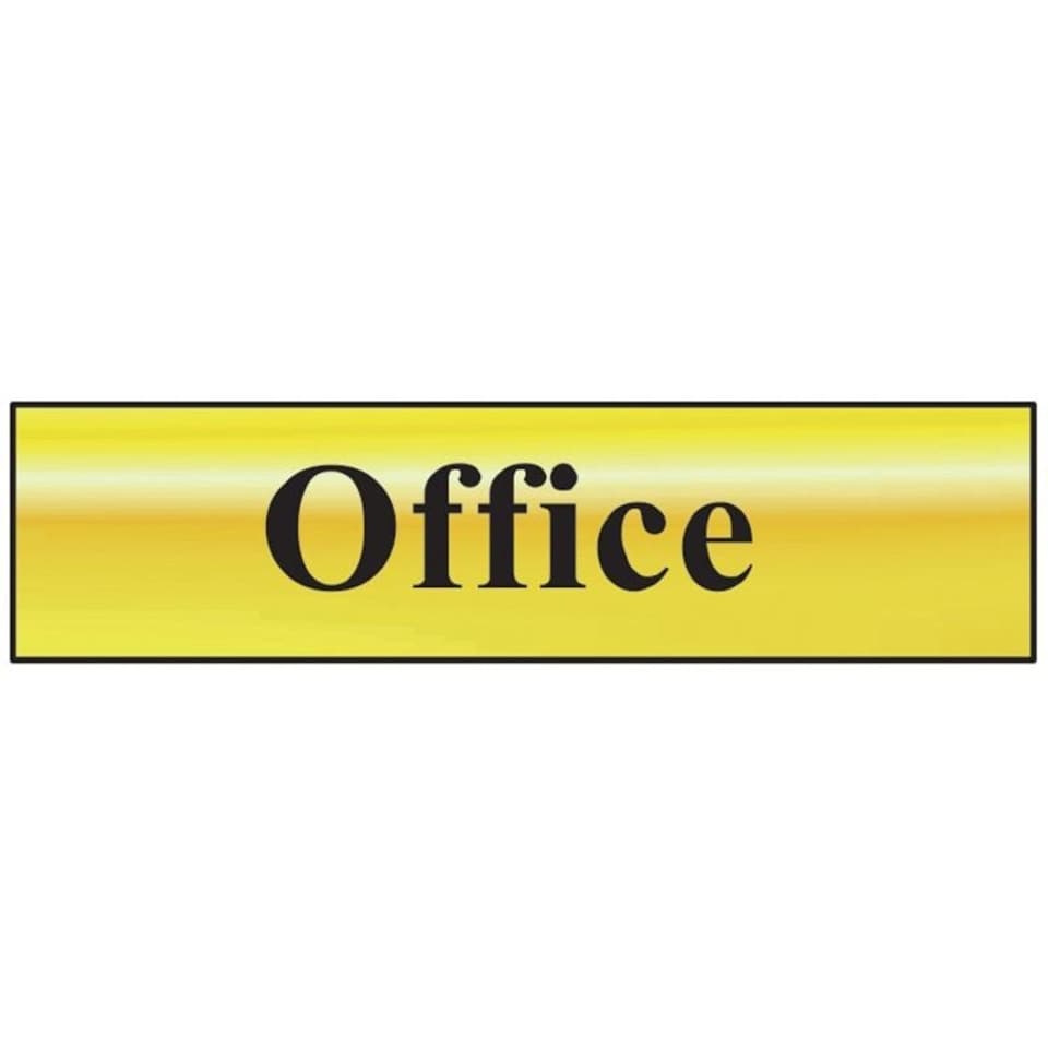 Scan Office - Polished Brass Effect 200 X 50mm - Polished Brass - 200 x 50mm