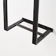 image 5 of House of Home Wall Mounted Black Stainless Steel Double Bar Towel Rail for Bathroom & En-Suite Storage, 70cm