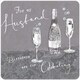 image 1 of Elegant Husband Birthday Card Accented in Silver and Sequins