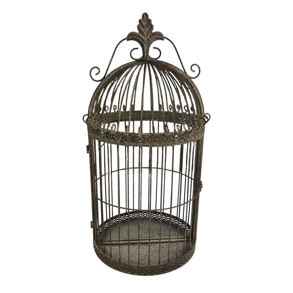 image 1 of Garden Mirror Cage - Metal - L17 x W32 x H63 cm
