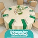image 8 of Round Polyester Tablecloth, Premium Linen Table Cover - 70 Inch