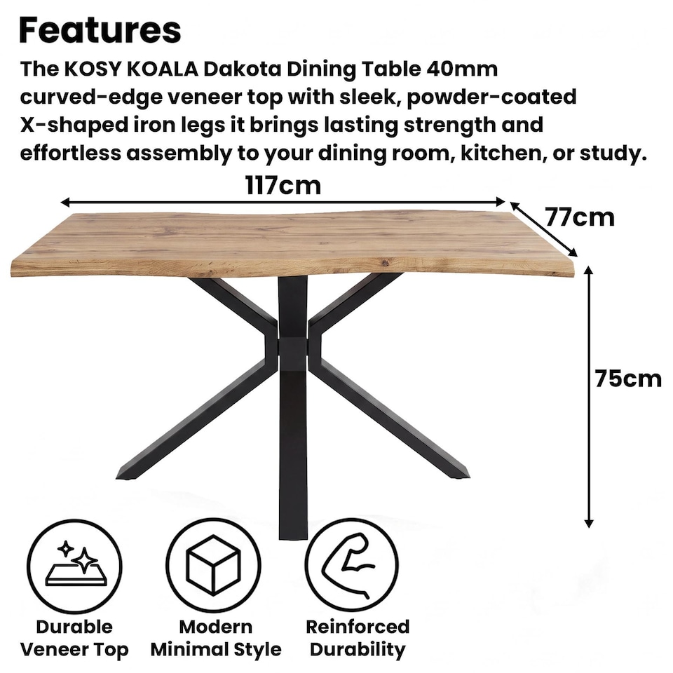image 1 of Modern Dining Table with 4 Grey Plastic Chairs with faux leather padded seats