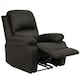 image 1 of Faux Leather Reclining Arm Chair In Brown