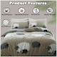 image 4 of VELVETIO Sheep Duvet Cover Set Reversible Polycotton Easy Care Beddings Brown | Natural | Single