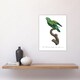 image 4 of The Marigold Lorikeet Parrot Levaillant Wall Art Poster Print 12X16"