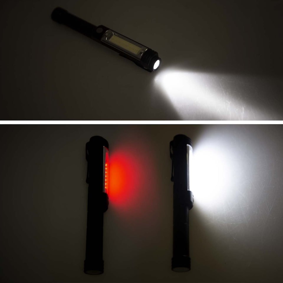 image 1 of vfm-estore Torch 10W LED, 3 Light Modes, 19 cm, Black