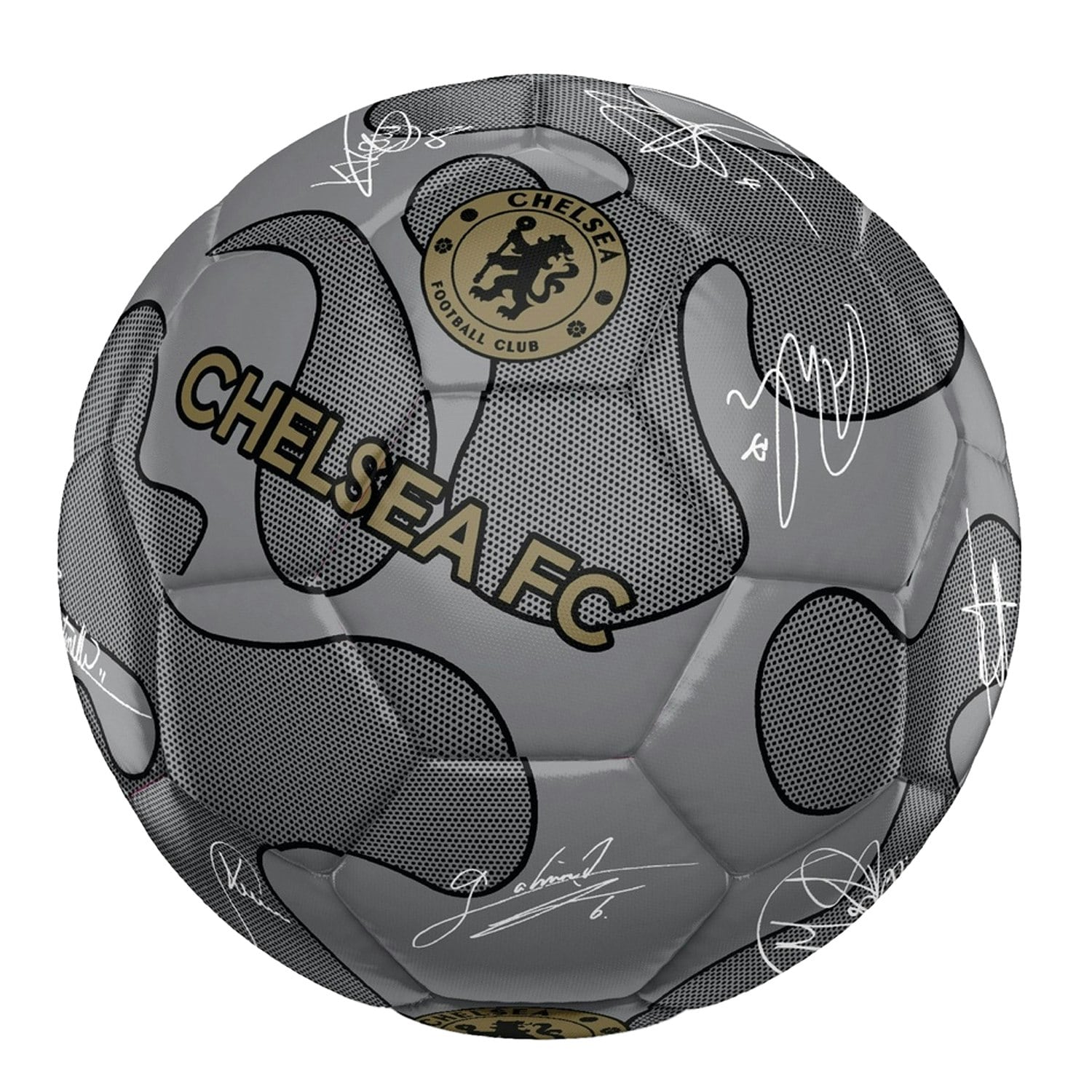 Chelsea FC Signature 32 Panel Football - Silver - 5 - Tesco Groceries