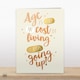 image 2 of Age Is Like The Cost Of Living, It Keeps Going Up! - Funny Birthday Card