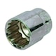 image 6 of 1/2" Drive Socket British Whitworth BSW Imperial Sizes 8pc Shallow Set TE079