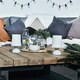 image 3 of ValueLights Colmar Dimmable Painted Grey Table Lamp and LED 2W Bulb