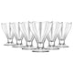 image 1 of LAV Lily Glass Ice Cream Bowls - 250ml - Pack of 6 | Clear | Clear