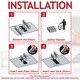 image 6 of SPARES2GO Activated Carbon Filter for Neff T48PC7BX2 T48TD7BN2 T58PL6EX2 T58TL6EN2 Cooker Hood (Pack of 8 Filters)