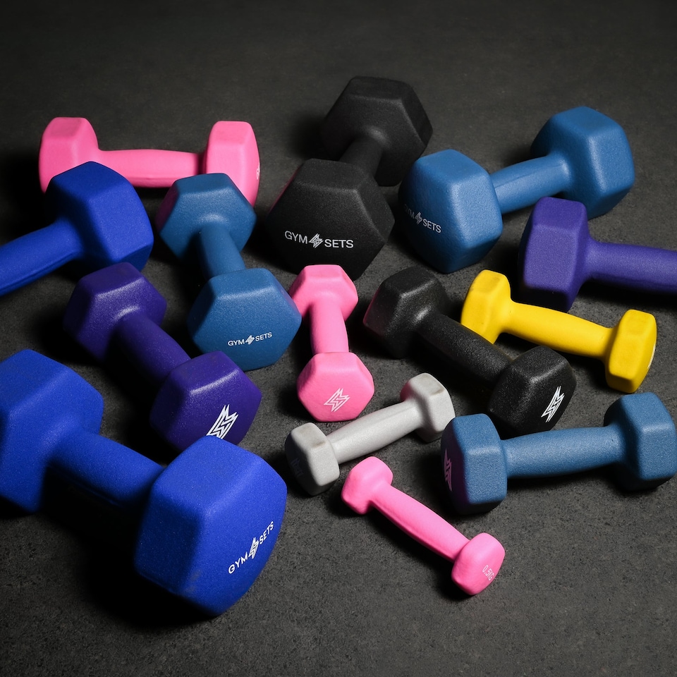 image 1 of GYM SETS Neoprene Dumbbell Pairs | 2x 3kg (Pair)