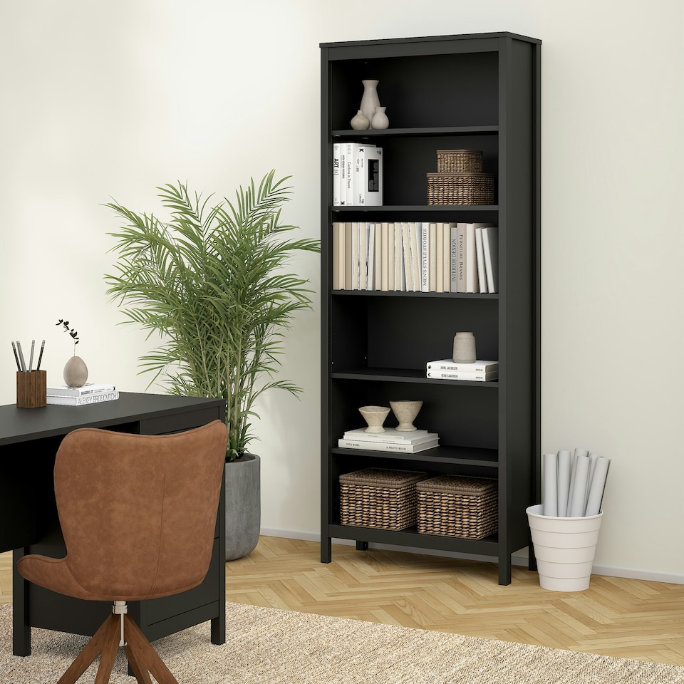 image 1 of Barcelona Bookcase in Black