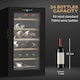 image 6 of 24 Bottles Wine Fridge with Glass Door Digital Touch Screen Control LED Light
