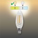 image 3 of BELL Lighting E14 Dimmable LED Filament Candle 4.5W Light Bulbs Warm White 2700K