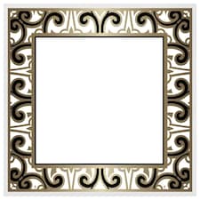 Egyptian frame (Picture Frame) White | M