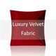 image 2 of Plain Velvet 45cm x 45cm Red Cushion Set of 4 Red | 45cm x 45cm x 10cm