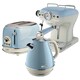 image 1 of Ariete ARPK6 Vintage Retro Jug Kettle, Toaster & Espresso Coffee Machine Set, Blue