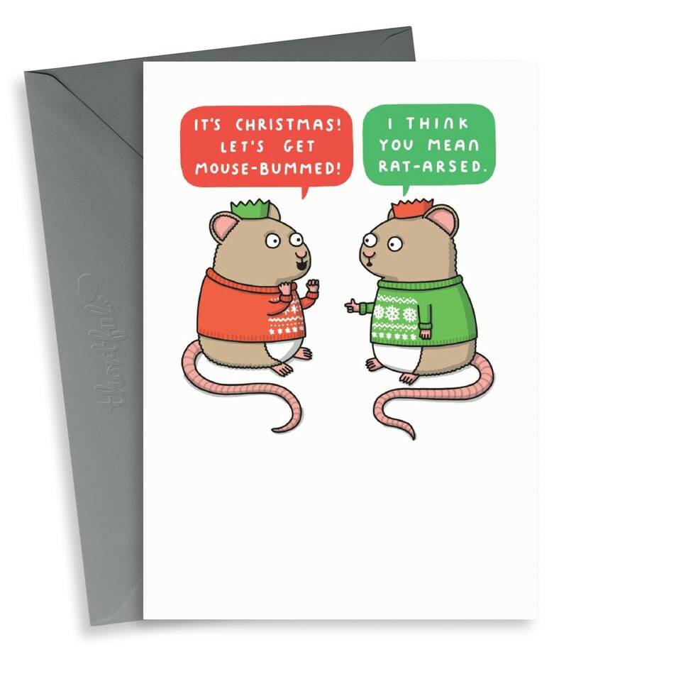 image 1 of Funny Rats Christmas Card