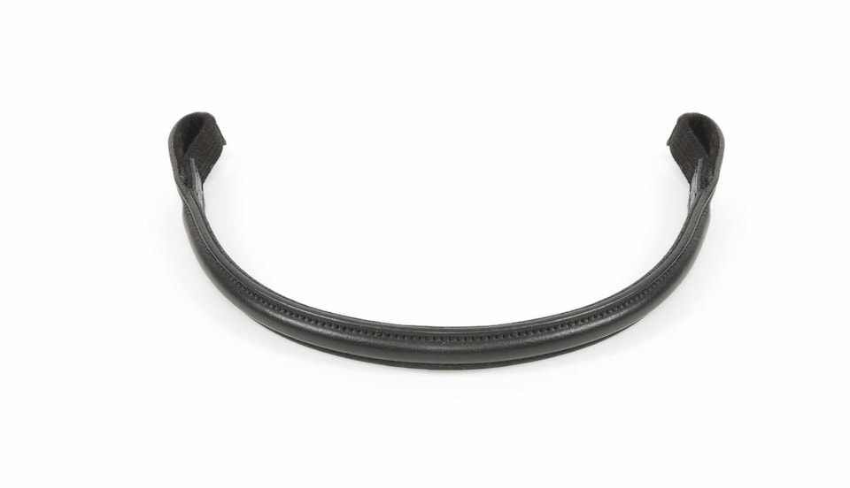 image 1 of Shires Aviemore Raised Browband | Black | Size: Full
Colour: Black