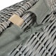 image 4 of Small Grey Wash Square Laundry Basket with Grey Sage Lining | Grey | Grey | Small