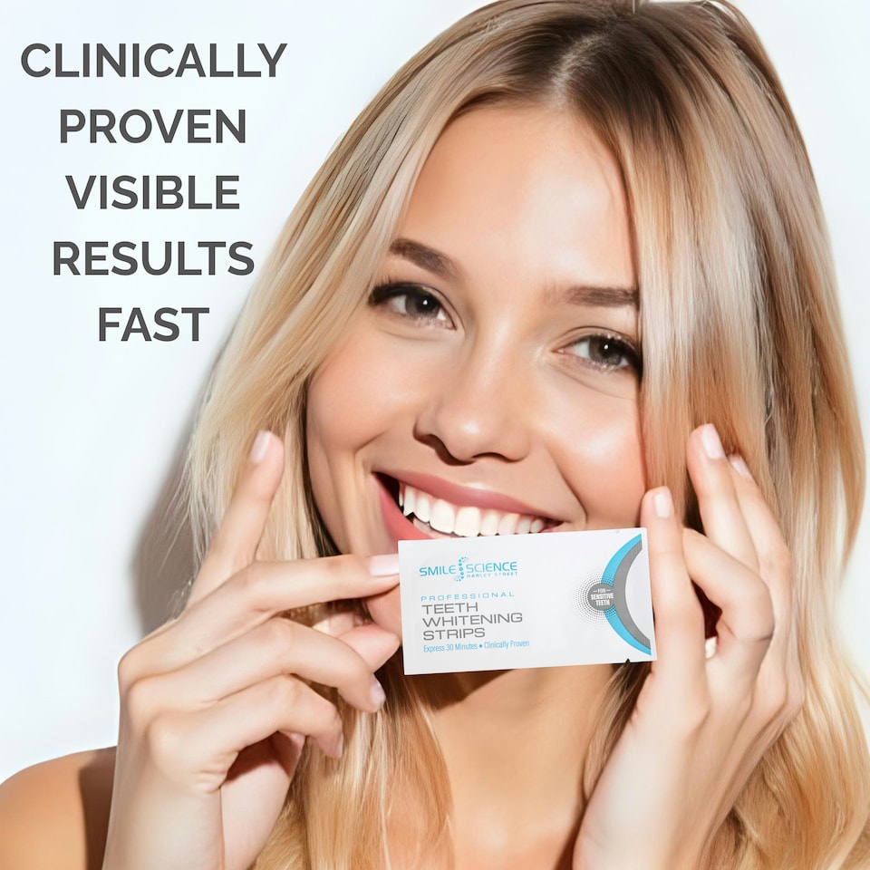 image 1 of Smile Science Harley Street Teeth Whitening Strips