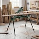 image 7 of HOMCOM Universal Mitre Saw Stand with Adjustable Rollers and Support Arms