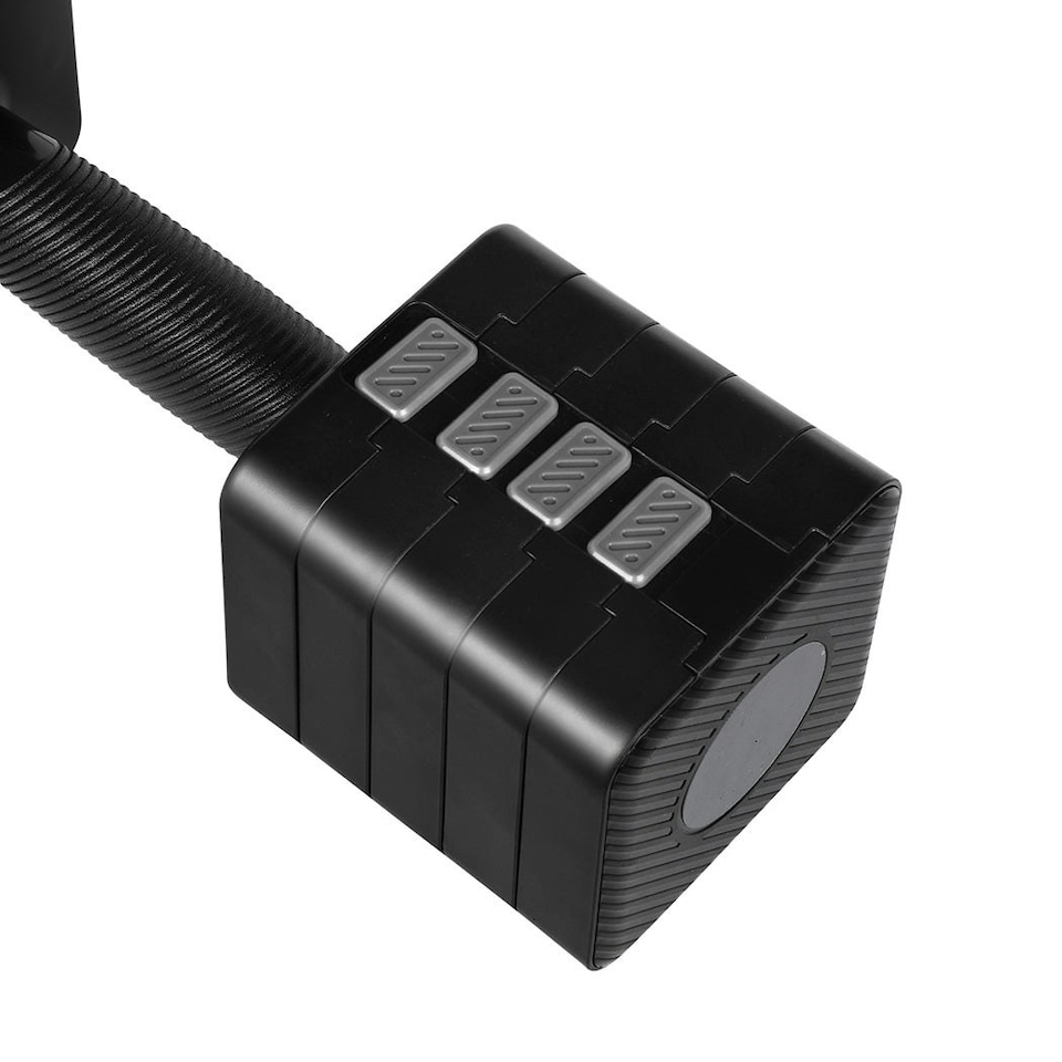 image 1 of Centra A Pair 2.8KG-10KG Adjustable Dumbbells With Metal Weight Block Set Black