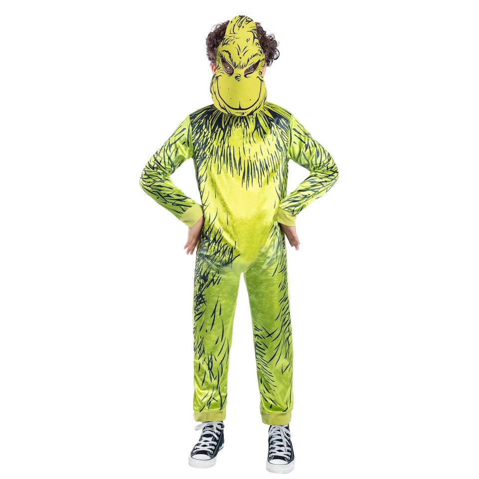image 1 of The Grinch Childrens/Kids Costume Set | Yellow | Yellow | 4-6 years | 1