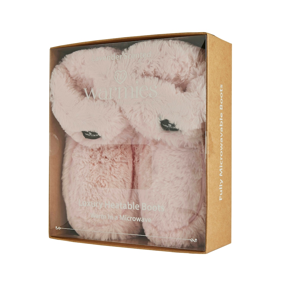 image 1 of Warmies Microwavable Boots Blossom Colour One Size