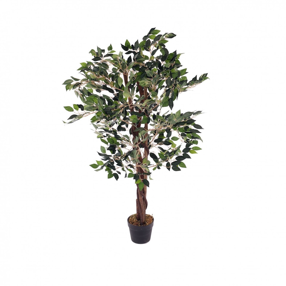 image 1 of Artificial Ficus Tree Plant 120cm Indoor Outdoor Decoration | Green