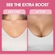 image 5 of Booby Tape C-DD Breast Cup Extra Boost, Double Sided Adhesive Push Up Inserts for Fuller Bust, Provides All-Day Support and Comfortable Wear, Waterproof and Reusable, Lifts Up to 2 Cup Sizes