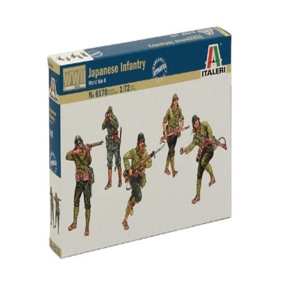 WWII- JAPANASE INFANTRY - SOLDIERS 1:72 - Italeri 6170