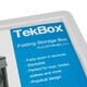 image 5 of TekBox 56L White Folding Storage Box - Set of 2 Boxes