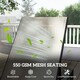 image 4 of Outsunny Folding Sun Lounger Set of 2, 5-Position Reclining Sun Bed 