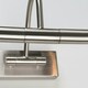 image 1 of ValueLights Capri Brushed Chrome Wall Light and LED Bulb Chrome
