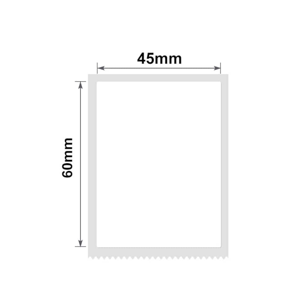 image 1 of NIIMBOT B Range 45x60mm White Thermal Label Roll 125 Labels