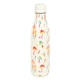 image 2 of Something Different Funky Fungi Mushroom Steel Water Bottle - White/Pink/Blue - One Size