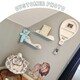 image 5 of Marco Paul  Set of 2 Ice Cream Floating Wall Shelves for Kids Bedroom Nursery Décor White