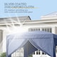 image 4 of Outsunny 3 x 3 m Garden Pop Up Gazebo, Wedding Party Tent Marquee, Water Resistant Awning Canopy with Sidewalls, Windows, Carry Bag, Blue